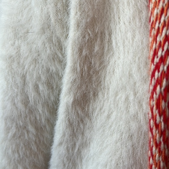 MAX SPORT acrylic southwestern knit sweater L ivory EUC - Picture 5 of 9